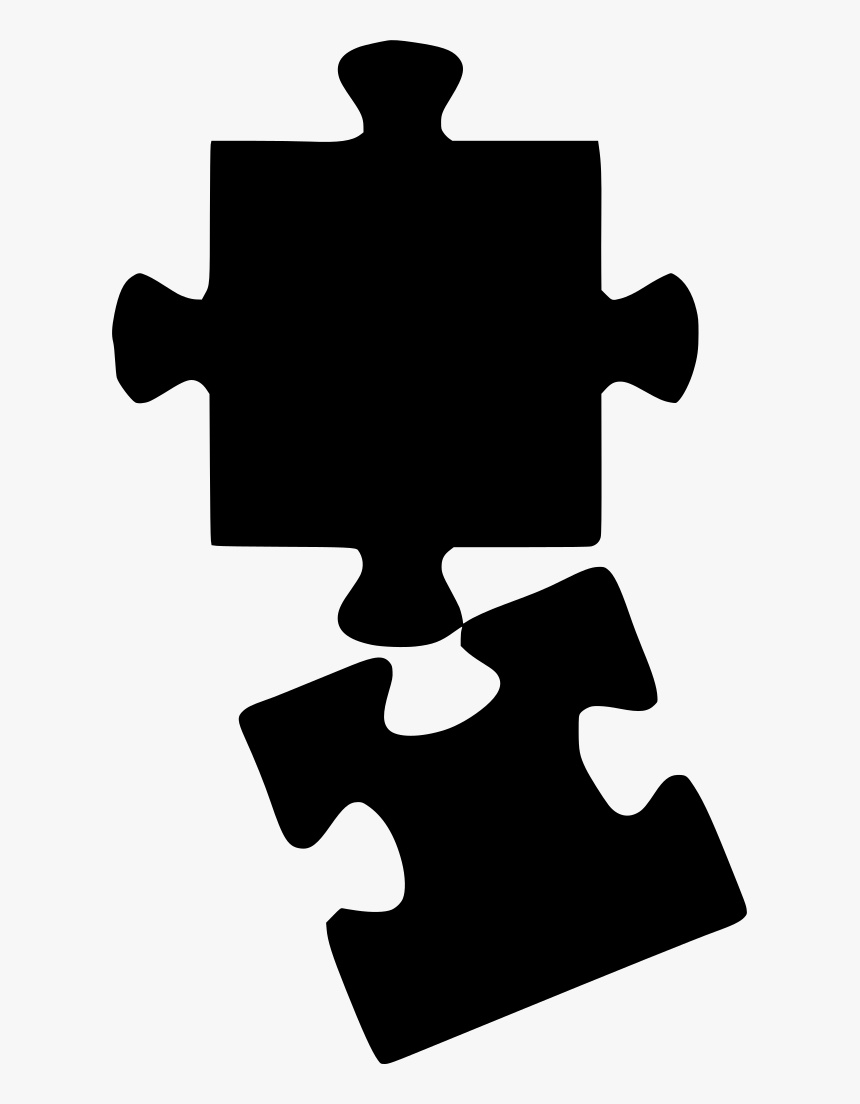 2 Puzzle Pieces Png, Transparent Png, Free Download