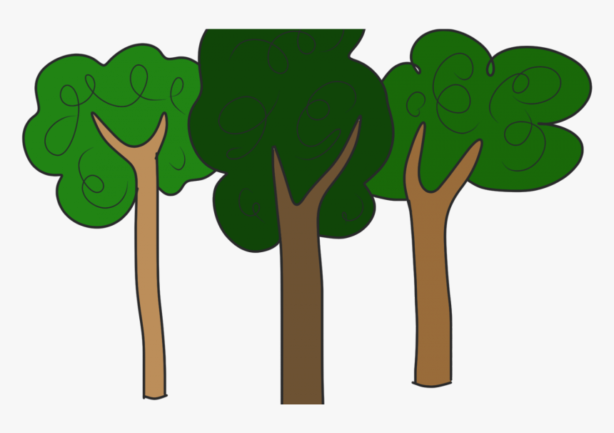 Clipart Trees Forest - Free Clipart Trees, HD Png Download, Free Download