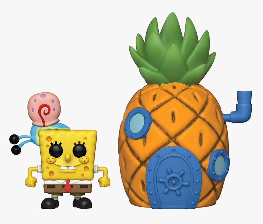 Spongebob Squarepants With Pineapple House Pop Town - Spongebob Funko Pop, HD Png Download, Free Download