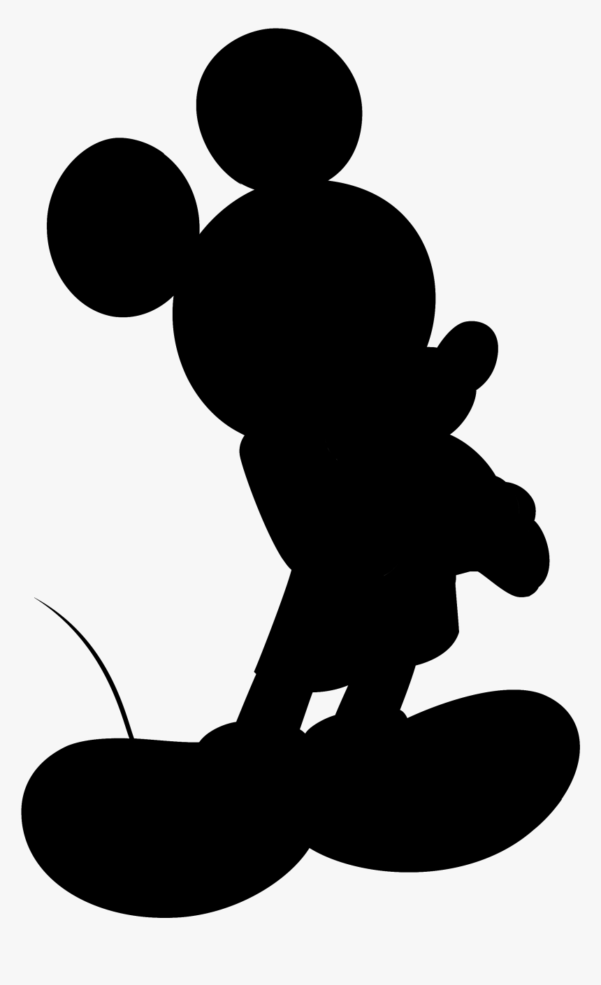 Transparent Mickey Glove Clipart - Mickey Mouse Silhouette Png, Png Download, Free Download