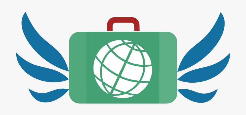 Suitcase Icon Blue Green Red Dynamic V17h, HD Png Download, Free Download