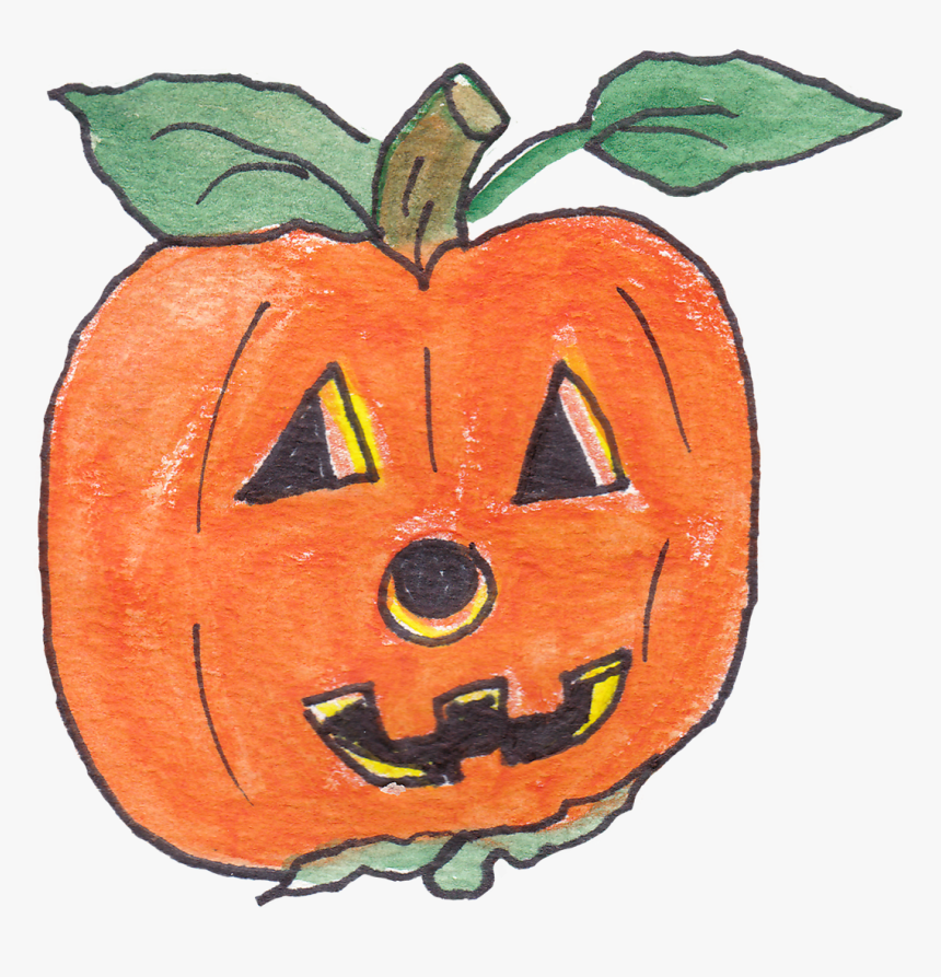 Drawing Pumpkins Pencil Huge Freebie Download For Powerpoint - Jack-o'-lantern, HD Png Download, Free Download