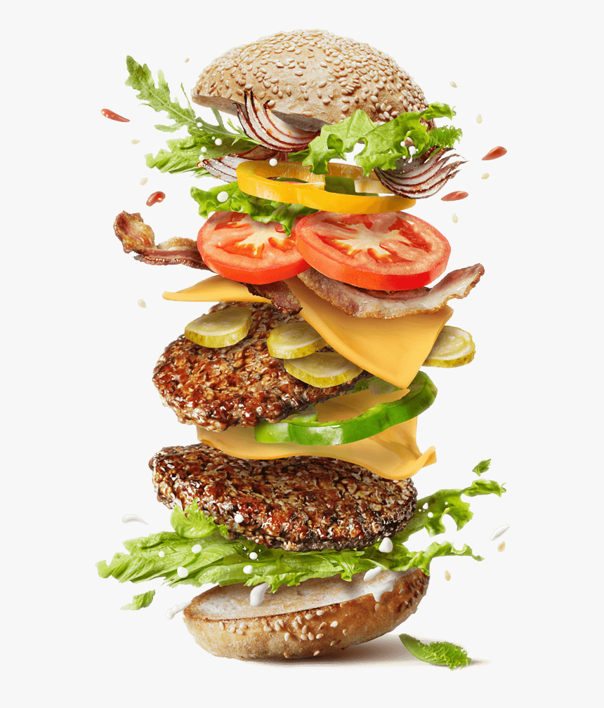 Burger - Burger Png, Transparent Png, Free Download