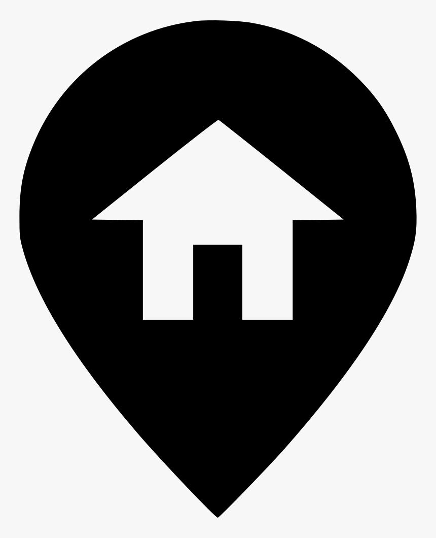 Pin Home - Location Symbol In Word, HD Png Download, Free Download