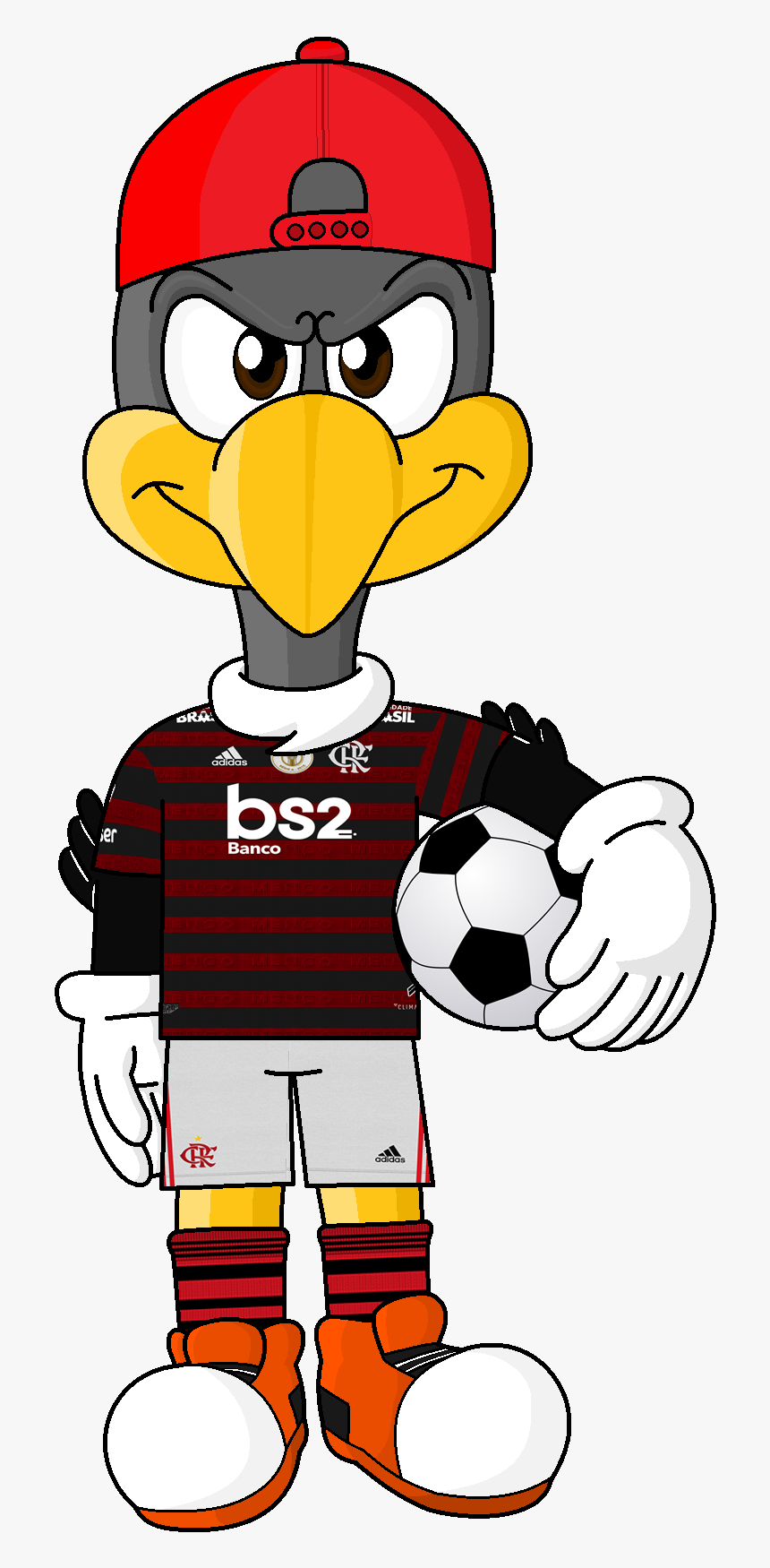 Urubu Flamengo Png, Transparent Png, Free Download