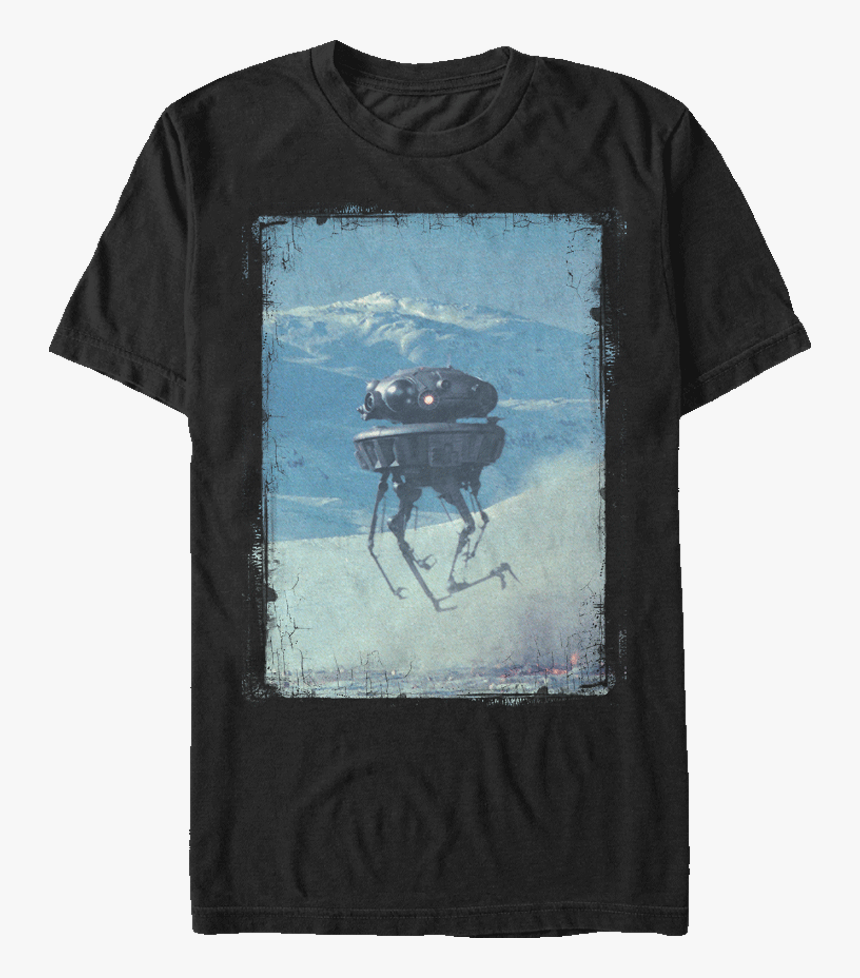 Probe Droid Star Wars T-shirt - Star Wars T Shirt Png, Transparent Png, Free Download