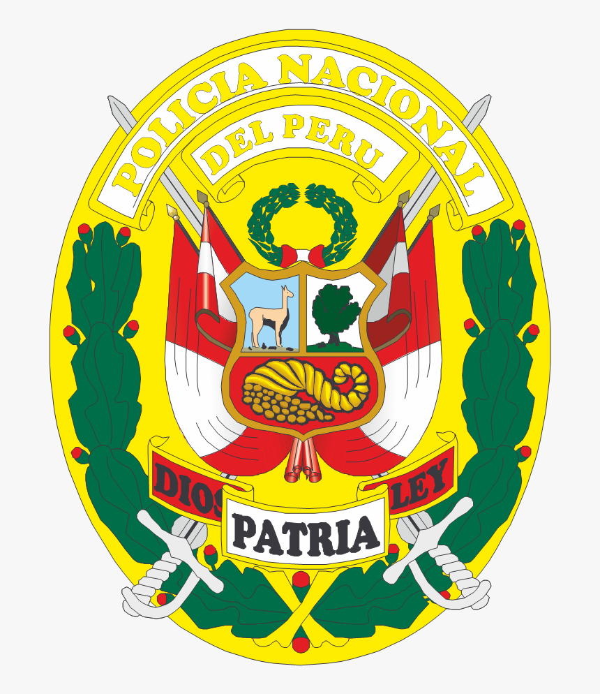 Imagen Del Escudo De La Policia Nacional - La Policia Nacional Del Peru, HD Png Download, Free Download