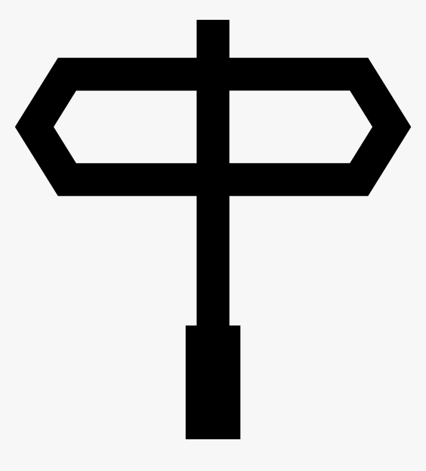 Directional Pole Png - Cross Of Lorraine Png, Transparent Png, Free Download