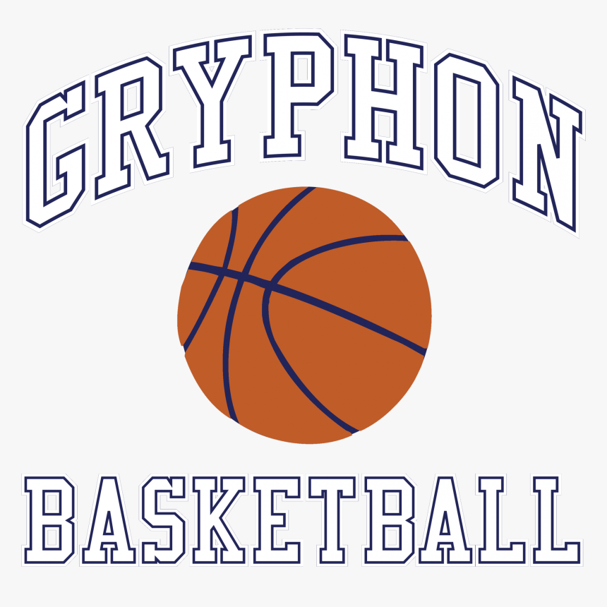 Gryphon Logo, Baskteball Logo, Girls Travel Basketball, - Orange Ball, HD Png Download, Free Download