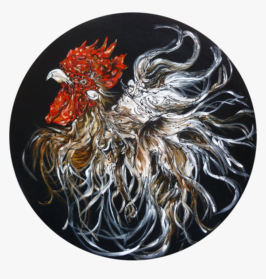 Coq En Cercle - Creative Arts, HD Png Download, Free Download