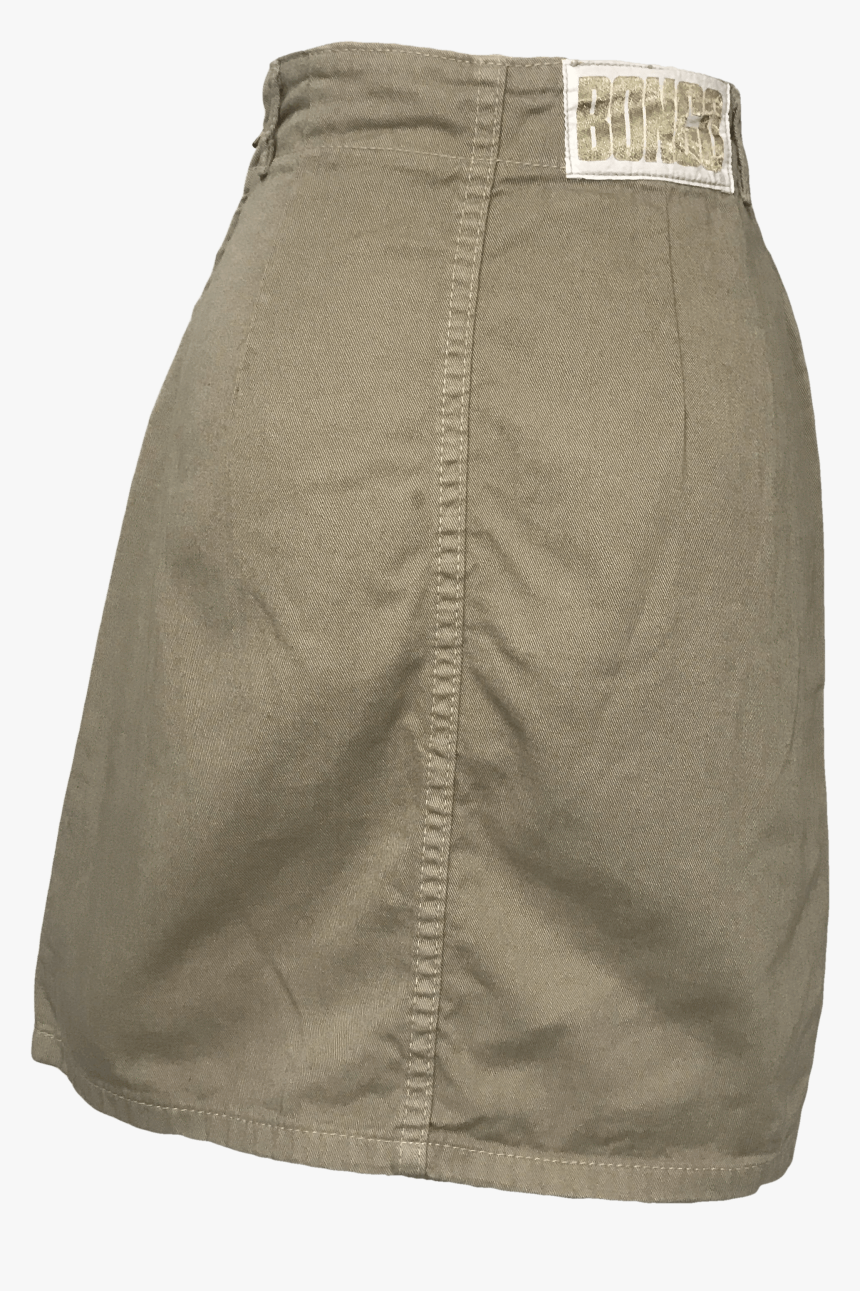 Beige Fitted Pencil Mini Skirt By Bongo - Miniskirt, HD Png Download, Free Download