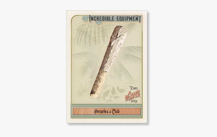 Heracles"s Club 2019 Topps Allen & Ginter Oversized - Recorder, HD Png Download, Free Download