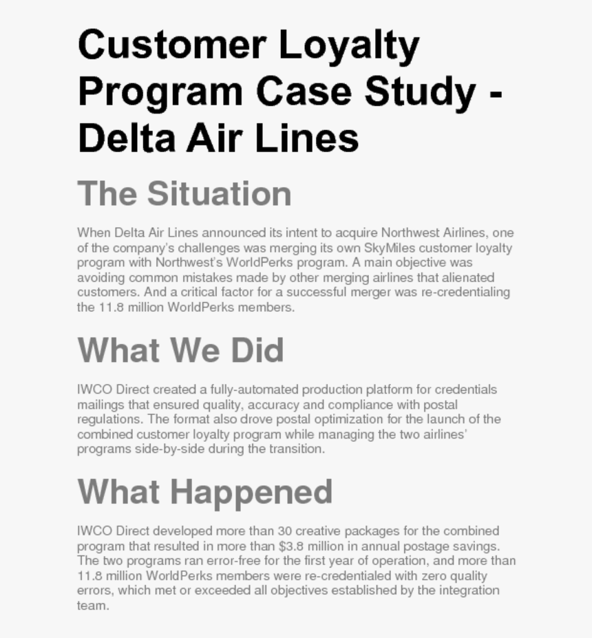 Customer Loyalty Program Case Study - There No Fat Stickman, HD Png Download, Free Download