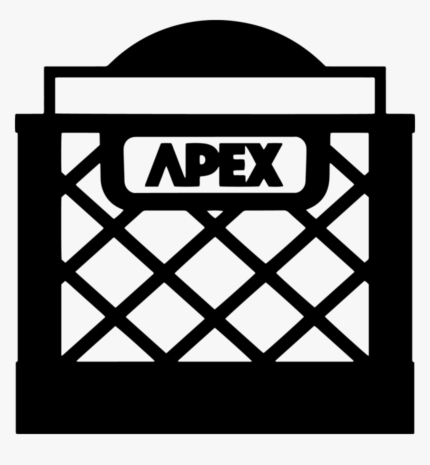 Apexcrates - Crate - Black - Posta Elettronica, HD Png Download, Free Download