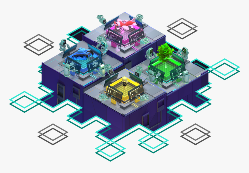 Arte Del Mundo De Los Juegos Para La Fase De Desarrollo - Floor Plan, HD Png Download, Free Download