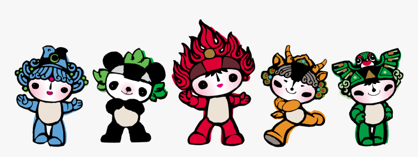 Juegos Olimpicos Beijing 2008 Clipart , Png Download - Olympic Mascots, Transparent Png, Free Download