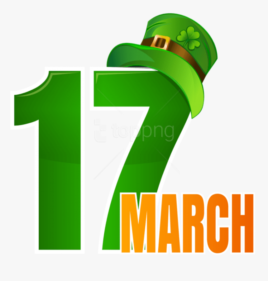 Free Png Download 17 March St Patrick-s Day Png Images - St Patricks Day 17 Transparent Png, Png Download, Free Download