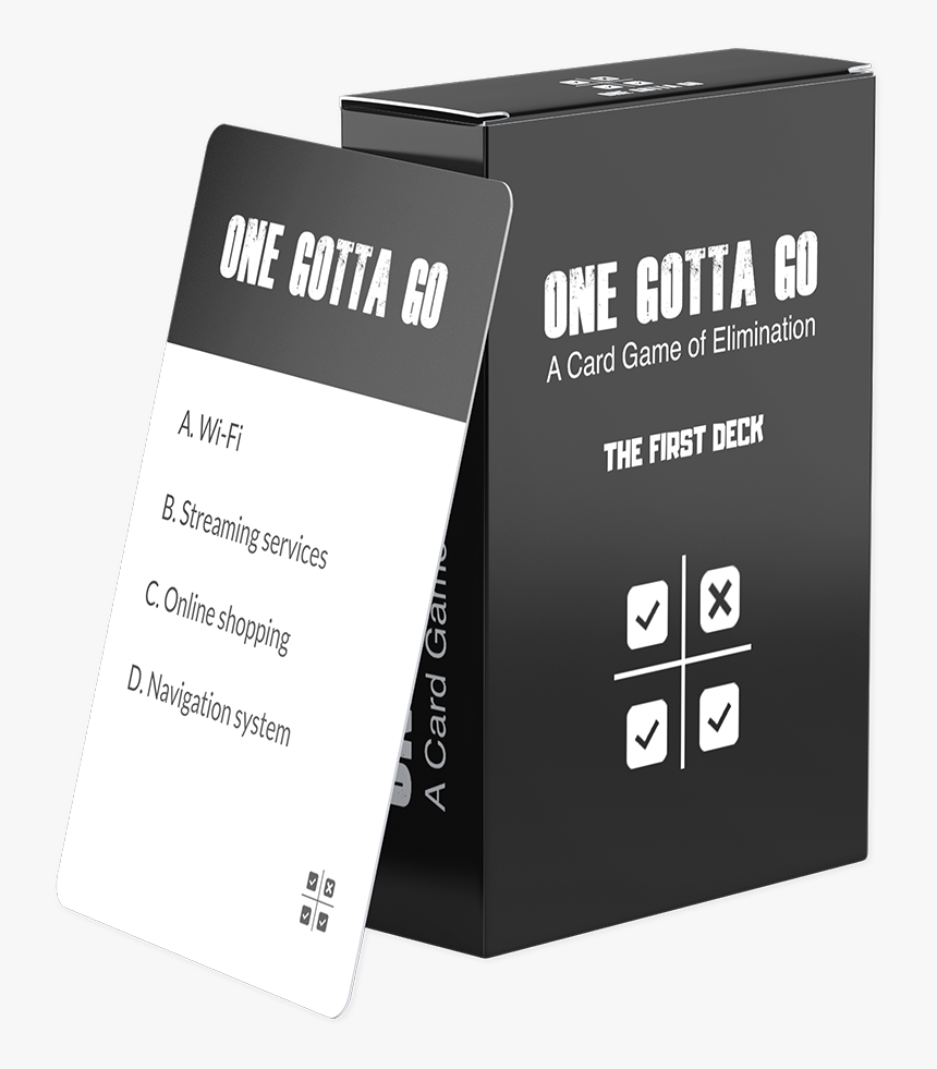 One Gotta Go Card Game, HD Png Download, Free Download