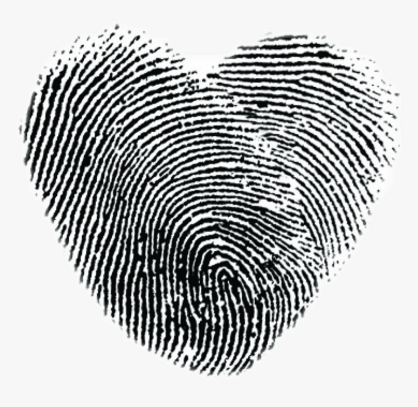 Thumb Print , Png Download - Heart With Fingerprint Tattoo, Transparent Png, Free Download