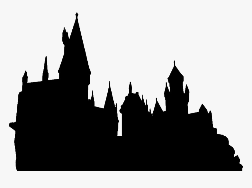 Harry Potter Castle Silhouette, HD Png Download kindpng