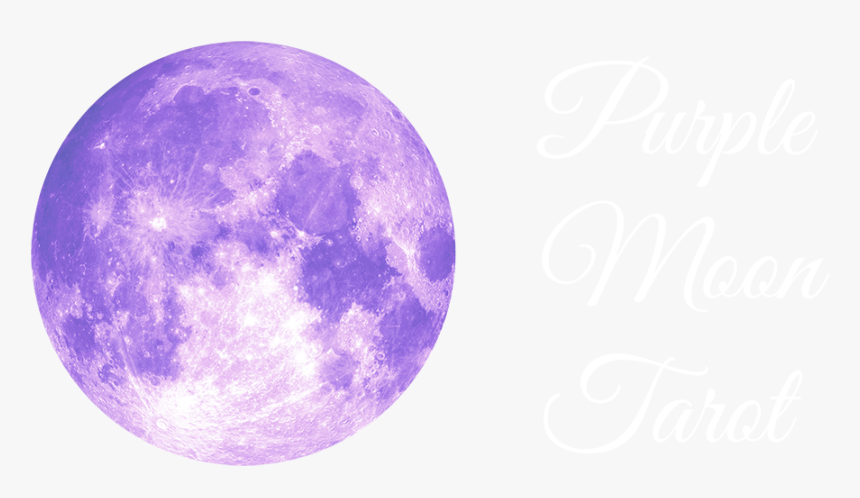 Purple Moon Tarot - Moon, HD Png Download, Free Download