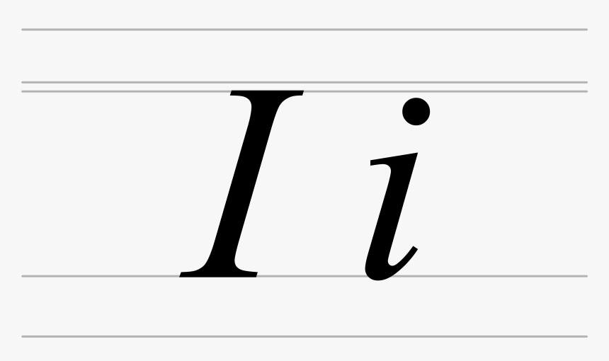 Italic Cyrillic Letter Dotted I - Fancy Letter I Lowercase, HD Png Download, Free Download