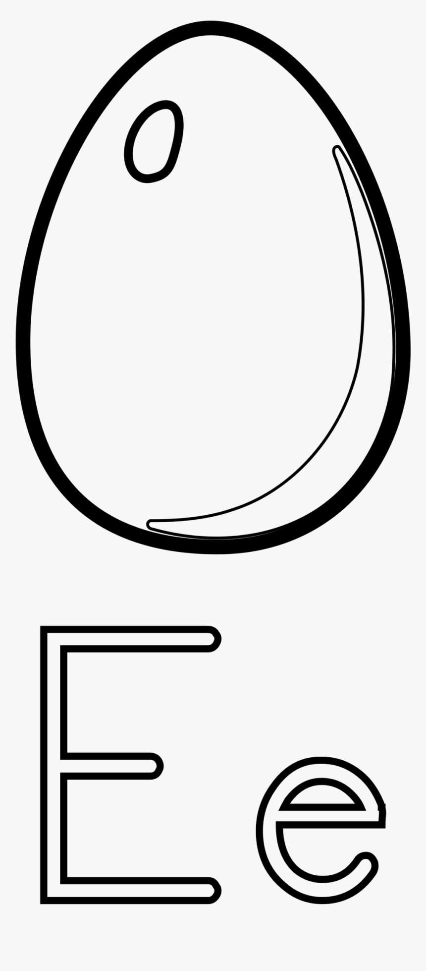 E Drawing Fancy Huge Freebie Download For Powerpoint - Big And Small Letter E, HD Png Download, Free Download