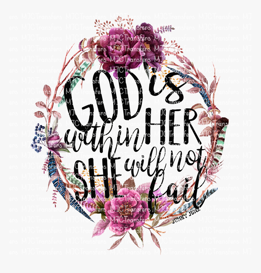 God Is Within Her She Will Not Fail, HD Png Download, Free Download