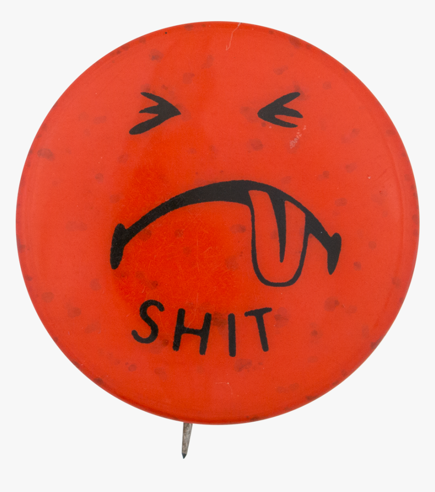 Shit Face Red Smileys Button Museum, HD Png Download, Free Download