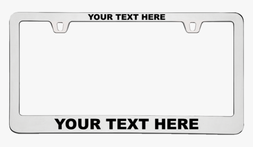 License Plate Frames Vector Art , Png Download - Custom License Plate Frames, Transparent Png, Free Download