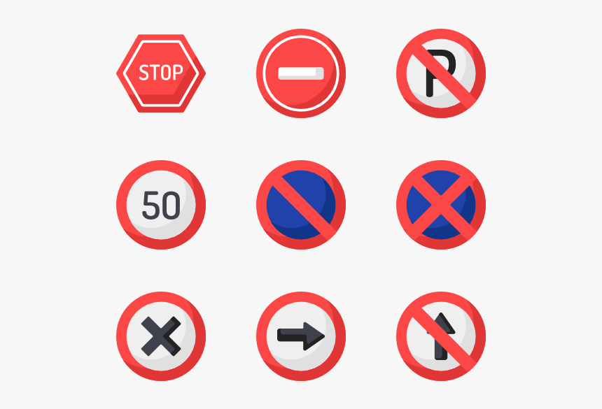 Road Signs Icons Png, Transparent Png, Free Download