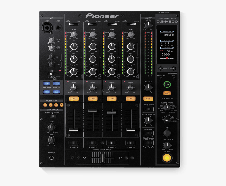 Dj Mixer Png - Pioneer Djm 800 Mixer, Transparent Png, Free Download