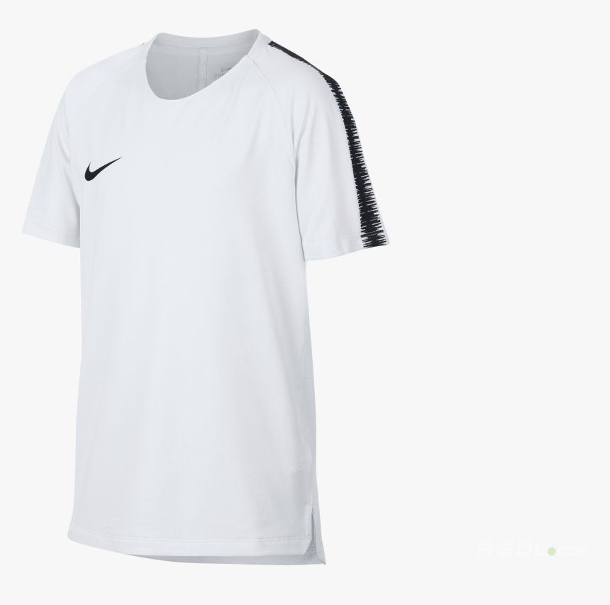 T Shirt Nike Breathe Squad Top Junior 916117 - Nike Breathe Squad T Shirt White, HD Png Download, Free Download