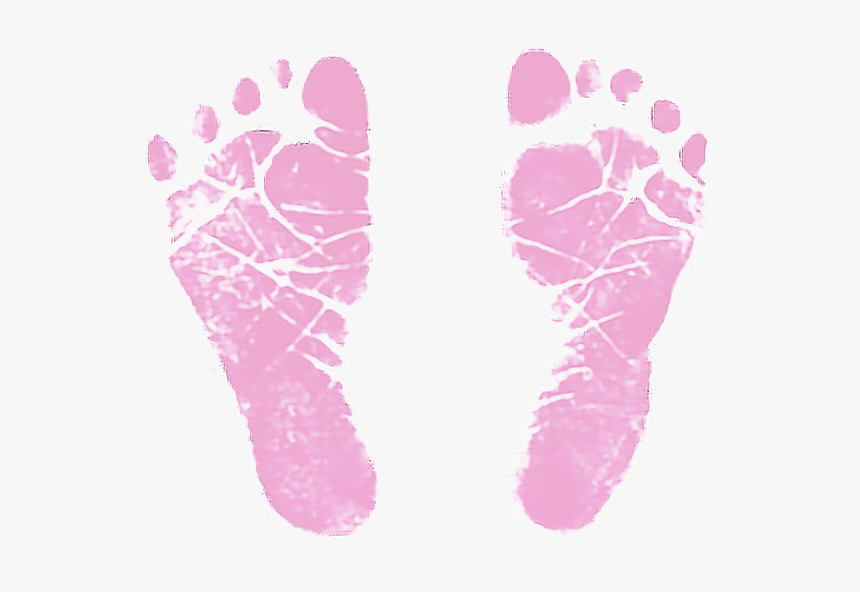 #huellas #pies #foot #pawprint #pink #rosa - Baby Footprint Png Transparent, Png Download, Free Download