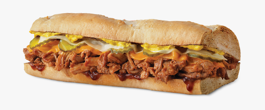 Pulled Pork Sandwich Png - Pulled Pork Sub Sandwich, Transparent Png, Free Download