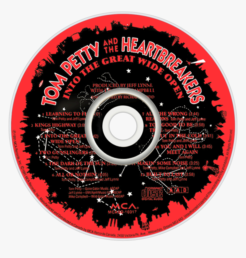 Tom Petty Into The Great Wide Open Cd, HD Png Download, Free Download