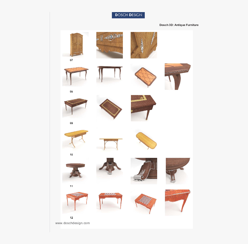 3d Furniture Dosch Design V1 2, HD Png Download, Free Download