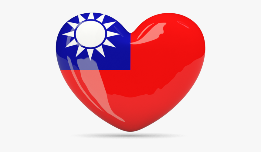 Download Flag Icon Of Taiwan At Png Format - Taiwan Flag Heart Png, Transparent Png, Free Download