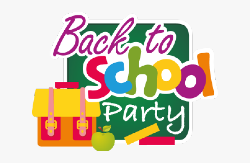 Back To School Clipart June - Clip Art Back To School Party, HD Png Download, Free Download