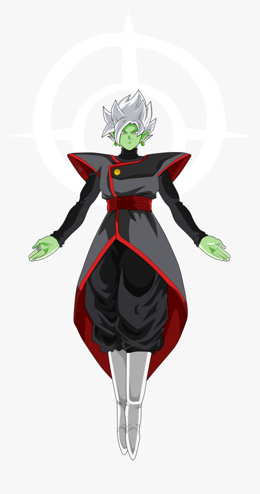 Zamasu Fusion Light Ring By Frost Z-daseuzo - Dragonball Goku Black And Zamasu Fusion, HD Png Download, Free Download