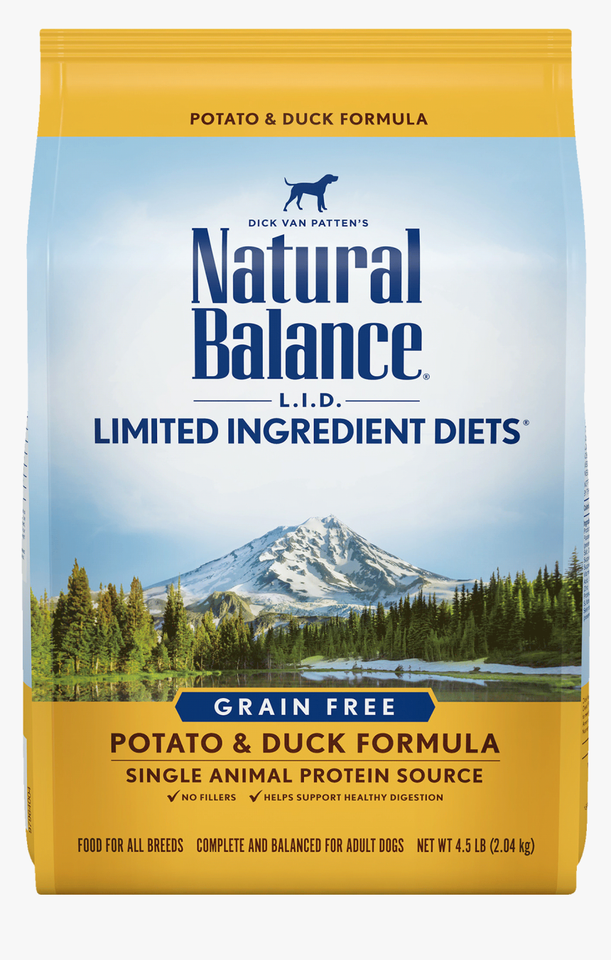 Limited Ingredient Diets® Potato & Duck Dry Dog Formula - Natural Balance Dog Food Duck, HD Png Download, Free Download