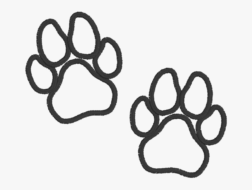 Transparent Paw Print Outline Png - Small Paw Print Outline, Png Download, Free Download