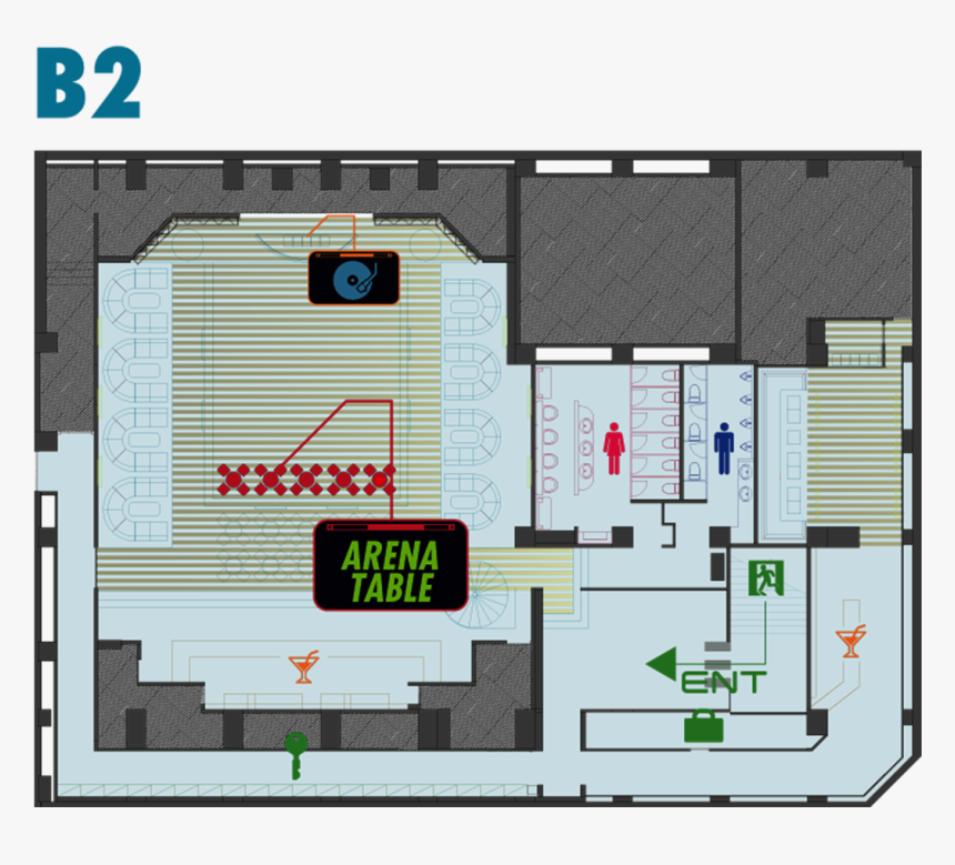 Warp Shinjuku Floor Plan, HD Png Download, Free Download