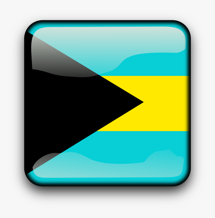 Country Flag - Bandera De Bahamas En Png, Transparent Png, Free Download