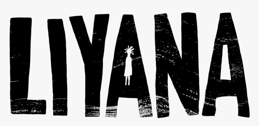 Liyana Title Namewithtexturewithgirl Black Copy Cropped - Illustration, HD Png Download, Free Download