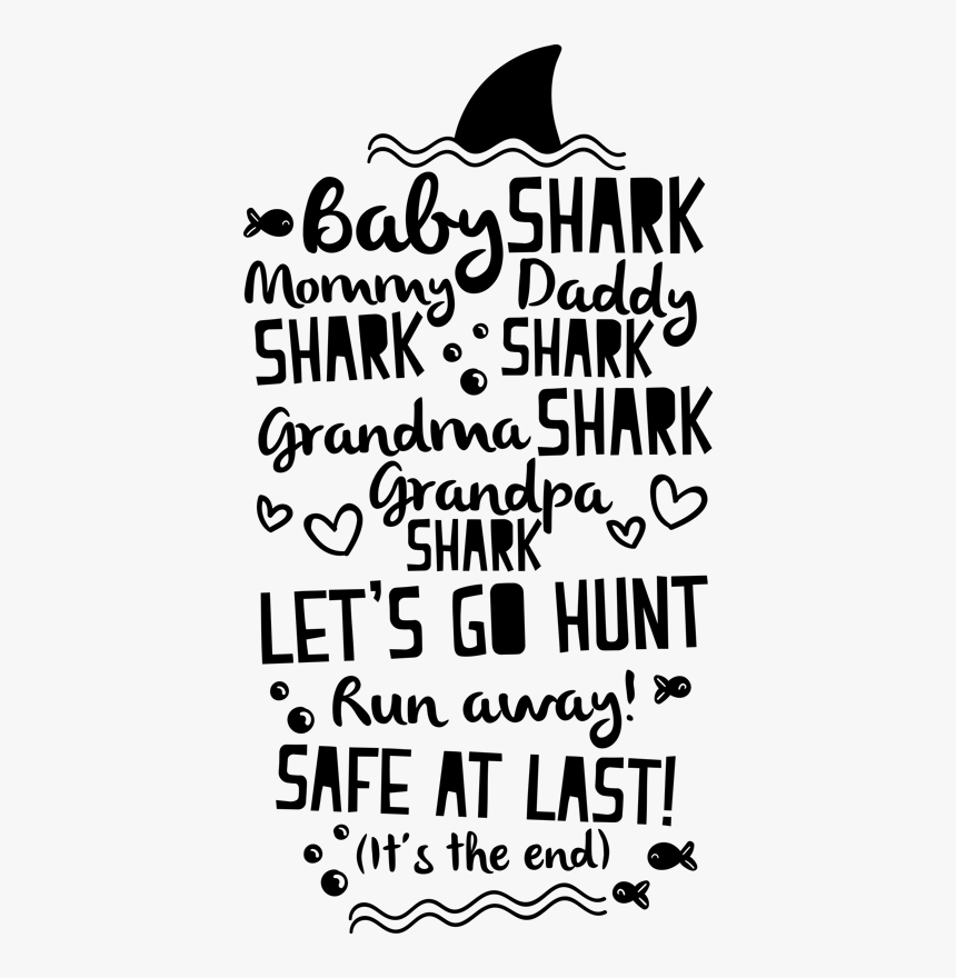 Paroles Baby Shark, HD Png Download, Free Download