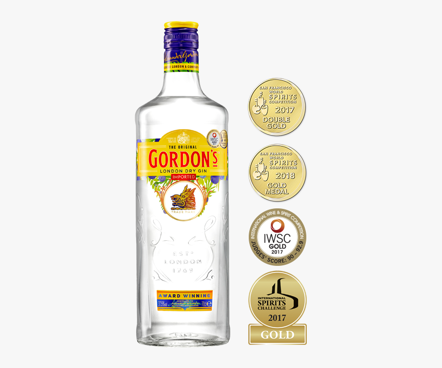 Gin Gordons London Dry 750ml, HD Png Download, Free Download