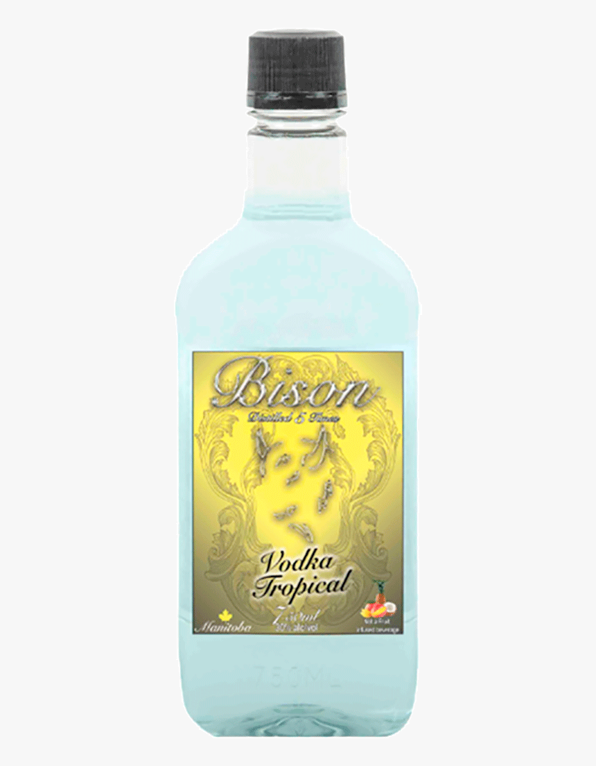 Bison Tropical Vodka 750 Ml - Water Bottle, HD Png Download, Free Download