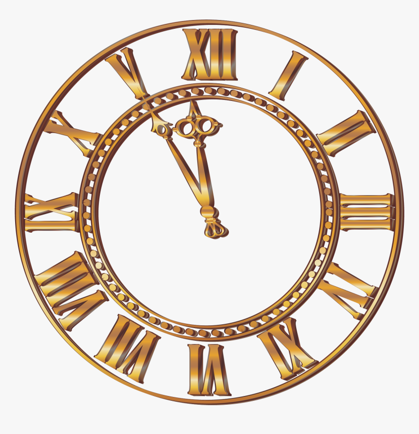 Transparent Background Gold Clock Png, Png Download, Free Download