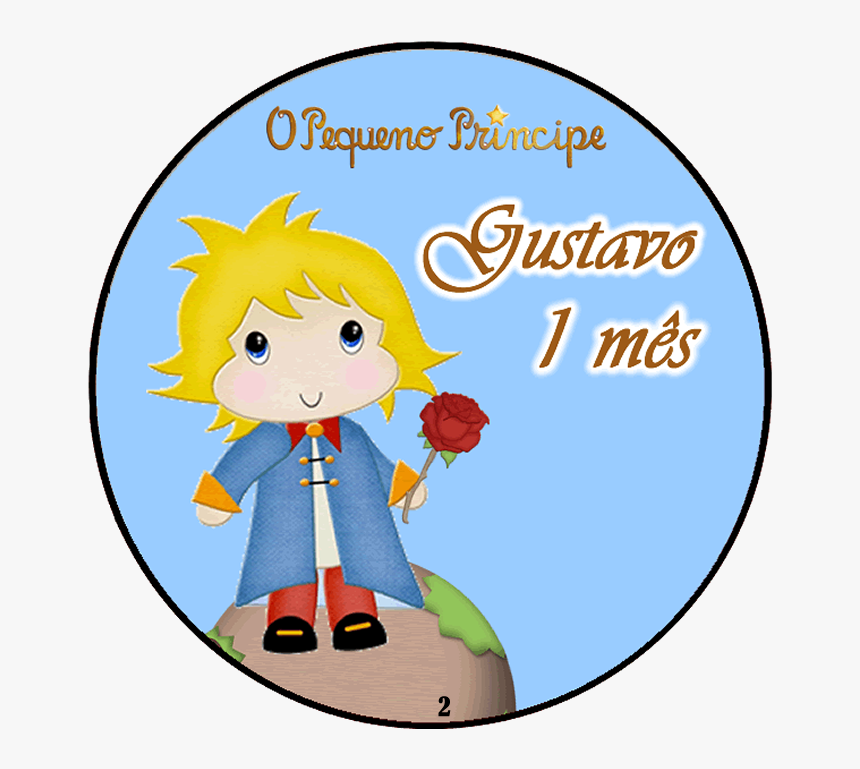 50 Adesivos Personalizados Pequeno Principe - Cartoon, HD Png Download, Free Download